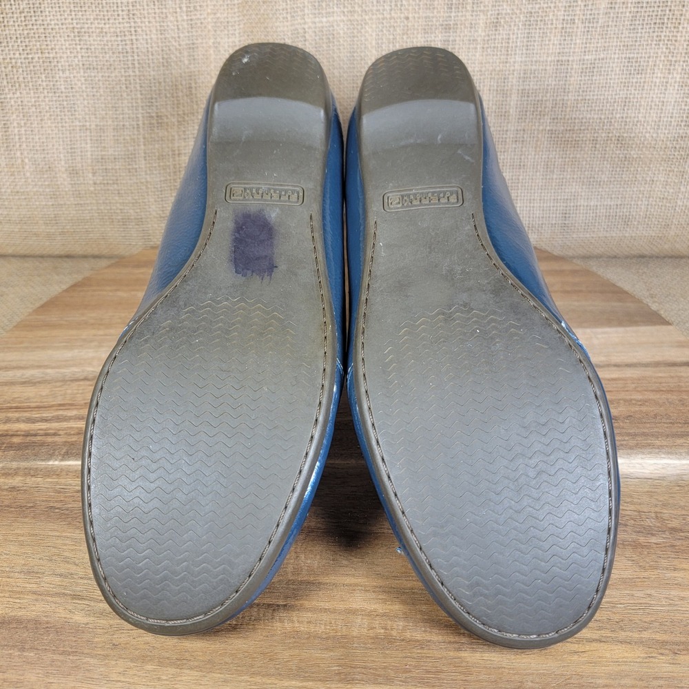 Sperry Top-Sider Flats Women's 8M Blue Patent Leather Moccasin Boat Shoes - Picture 8 of 10